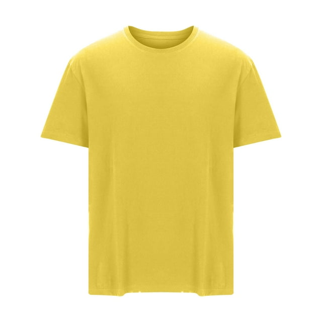 Gspmoly Chandail pour Homme, T-Shirt d'Été Décontracté Ample à Manches Courtes et Col Rond pour Homme, Hauts pour Sortir, Cadeaux de Vacances
