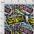 thumbnail image 2 of oneOone Georgette Viscose Yellow Fabric Kids Craft Projects Decor Fabric Printed By The Yard 42 Inch Wide, 2 of 4