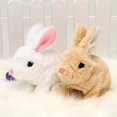 thumbnail image 3 of Electric Plush Rabbit Stuffed Bunny Interactive Soft Bunny Toy Mumble Walking Baby, 3 of 5