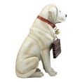 thumbnail image 5 of Lifelike Yellow Labrador Retriever Dog With Welcome Jingle Collar Sign Statue, 5 of 5