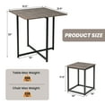 thumbnail image 3 of Costway 5-Piece Dining Table Set Square Kitchen Table Set with  Stools for Small Spaces, 3 of 10