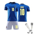 thumbnail image 1 of Italia Lorenzo Insigne Soccer Jersey No.10 Adult Shirt Home Football Jersey Set Short With Sock-S (165-170 cm)- BmatwkZeng Bmatwk Jersey, 1 of 2