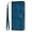 Blue, variant on Case for Motorola Edge 2024 Case Wallet Black with Strap Lanyard, Motorola Moto Edge 2024 Phone Case Leather with Card Holder Shockproof Flip Cover Heavy Duty (Green)
