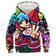thumbnail image 3 of 2021 Nuevo juego Friday Night Funkin Sudadera con capucha 3D Sudadera con capucha con estampado para niño y niña Sudadera con capucha para niños Otoño Ropa de calle divertida Sudadera de moda Ropa gen, 3 of 5