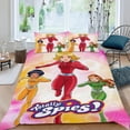 thumbnail image 2 of Totally Spies Conjunto de sábanas temático, trío de piezas, cómodo y amigable con la piel, diseño único, regalo de decoración para el hogar para familiares, amigos y fans, 90 cm * 190 cm, 2 of 6