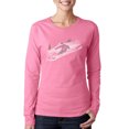 thumbnail image 1 of LA Pop Art Women's Word Art Long Sleeve T-Shirt - Ski, 1 of 2