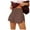 Brown, variant on Hienoo Women's Quick Drying Running Shorts High Waist Workout Athletic Shorts, Sizes S-XXL