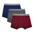 thumbnail image 2 of Bóxer Zaga para Hombre, Corto Ultra Suave 3 Piezas Multicolor Talla CH, 2 of 3