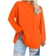thumbnail image 2 of Uootdi Women's Plus Size Tops Crewneck Long Sleeve Sweatshirt Oversized Casual Loose Fit Basic T Shirts Blouse Gift, 2 of 5