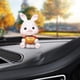 thumbnail image 4 of Lindo Conejo Estatuas Coche Vehículo Tablero Adornos Sacudiendo La Cabeza Conejo Figura Colección Bobble Cabeza Estatuillas para El Interior Del, 4 of 9