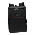 thumbnail image 1 of Mochila nevera Bolsa térmica perfecl portátil 2 compartimentos aislados para picnic gran capacidad negro, 1 of 8
