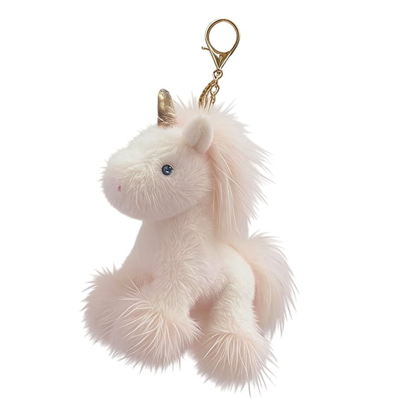 Adorable Horse Plush Keychain Soft PP Cotton Lovely Stuffed Toy Bag Decoration For Girls Gift