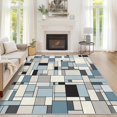 Geometeric Rug Modern Piet Mondrian Geometric Area Rugs, Abstract Geometry Carpet ...