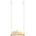 Chicken Swing Toy For Coop Natural Safe Wooden Accessories