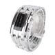 thumbnail image 5 of Reloj LED Pantalla de modo de tiempo binario único Estructura de arco convexo Reloj de pulsera LED resistente al agua Reloj electrónico Plata L, 5 of 10