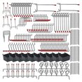 thumbnail image 1 of 228 Pcs Pegboard Hooks Assortment with Metal Hooks Sets, Pegboard Bins, Peg Locks for Organizing Storage System Tools, 1 of 5