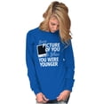 thumbnail image 3 of Picture Of You Photographer Camera Plus Size Long Sleeve Graphic Tee Shirt Brisco Brands 2X, 3 of 5