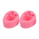 thumbnail image 1 of Moldes para hornear con forma de corazón de Halloween 2 unids Moldes de pastel de chocolate fondant (rosa), 1 of 5