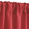 thumbnail image 2 of Clearance! Hiasan Red Backdrop for Christmas Party Decoration [2P], Rod Pocket High Density Polyester Photo Background, 5ft x 10ft, 2 of 7