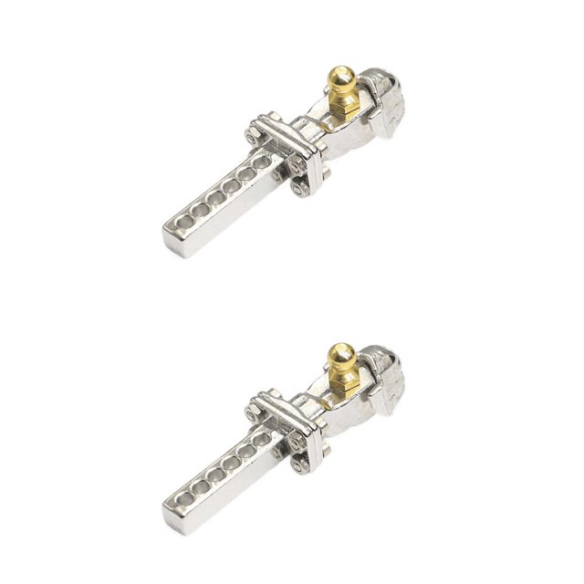 Vogacara RC Crawler Car Trailer Hook Ganchos de remolque divididos Parte de actualización del vehículo de escalada Reemplazo exterior para Axial SCX10 Type2 NO2 Vogacara CBP184198