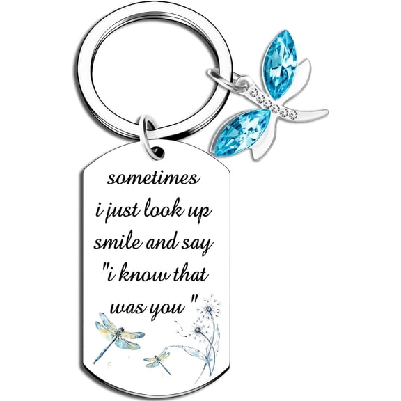 Dragonfly Gifts For Women Dragonfly Keychain Bereavement Gifts Condolence,Loss Of Mother Sympathy Gift for Loss Of Mom Dad Daughter Grandmother Sister Grieving