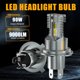 thumbnail image 3 of Faro LED para Coche Bombillas Faros 2 Piezas IP68 Impermeable H4 6000 K, 3 of 9
