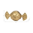thumbnail image 4 of Decorative Metal Candy Figurine for Home Decor - Modern Sculpture for Office, Bathroom, and Shelf Display - Accent Display for Coffee Table Ornaments and Living Room Styling - 4?, Gold & Metallic, 4 of 10