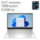 thumbnail image 2 of Laptop HP Envy, 13.3", Táctil, Intel Core i5-1135G7, 512GB SSD, 16GB RAM, Win 11, Plata HP Gráficos Intel Iris Xe Graphics, 13-ba1063cl, 2 of 4