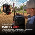 thumbnail image 5 of PowerNet Coach's Baseball Backpack, Softball & Baseball Bag for Coaching Gear with Laptop Sleeve and Zippered Pockets, Coach Bat Bag with Chain-Link Fence Hook and Luggage Strap, 5 of 6