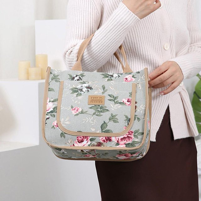 Ruifaya Bolso de mano con estilo étnico y floral para adultos, nuevo