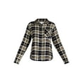 thumbnail image 5 of Time and Tru Women's Flannel Shirt with Long Sleeves, Sizes S-XXXL, 5 of 5