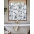 thumbnail image 4 of Texas Star Country Living Room Curtains 2 Panel, Blue Farmhouse Branches Cafe Window Treatment, Farmhouse Bedroom Bathroom Kitchen Curtains Drapes 104"x45", 4 of 6