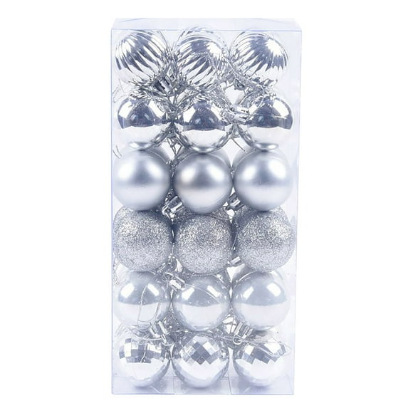 Pisexur 36Pcs Christmas Balls Ornaments for Xmas Christmas Tree - Shatterproof Christmas Tree Decorations Hanging Ball for Holiday Wedding Party Decoration