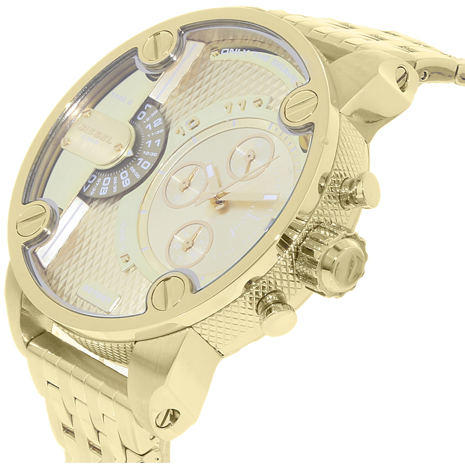 Buy Diesel Men's Little Daddy DZ7287 Gold Stainless-Steel Quartz Watch  Online in Indonesia. 47670487