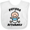 thumbnail image 3 of Inktastic Future Attorney Lawyer in Training Boys Baby Bib, 3 of 4