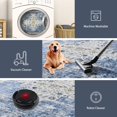 thumbnail image 4 of AIR-Washable Vintage Area Rug 4x6 Living Room Bedroom Rug Super Soft Low Pile Non-Shedding Non-Slip Indoor Decorative Rugs (Dark Blue Rug), 4 of 4