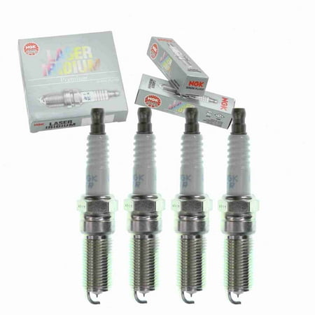 4 pc NGK 90083 Laser Iridium Spark Plugs for 0000-18-L3Y2 41-814 4314 4513 4718 AYSF32YPC B2401-HA00C HGR8MDP0 ITV16TT L3Y2-18-110 LFJD-18-110 LFJD-18-110 -9U PTV16TT QH5RTIP-13 Ignition Wire