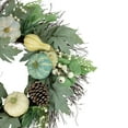 thumbnail image 4 of Northlight Pumpkins, Gourds and Pinecones Artificial Fall Harvest Twig Wreath - 22", 4 of 4