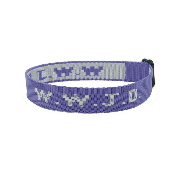 Pulsera deportiva unisex con estampado de letras en jacquard