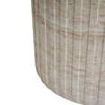thumbnail image 6 of Outdoor Dining Table Outdoor/Indoor Lightweight Concrete Side Table,Travertine Finish,Patio Table, 6 of 9