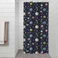 thumbnail image 2 of Pioneer Flower Floral Print Pattern Shower Curtain 36"x72", Bathroom Decorative Shower Curtain Set with 12 Hooks, Waterproof Washable, 2 of 6