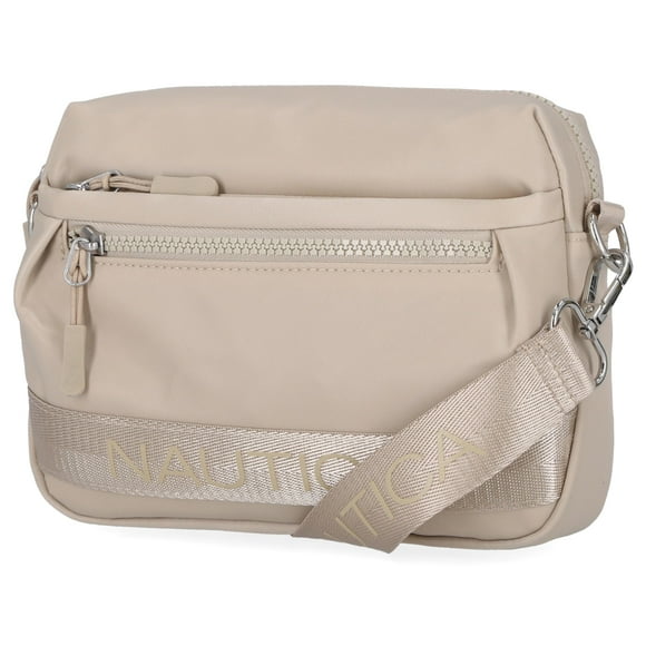 Puf de nailon Nautica, bandolera ajustable, bandolera