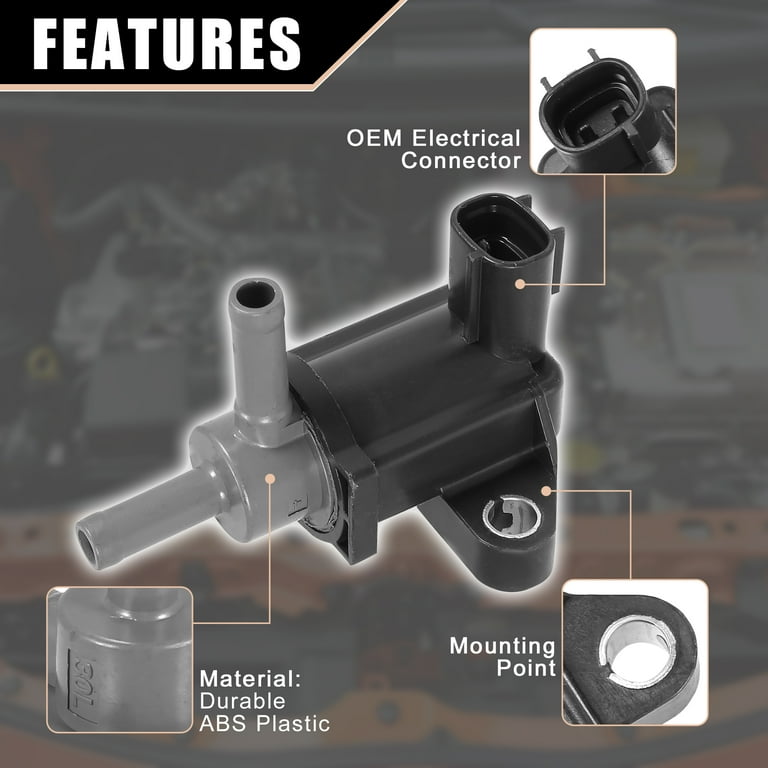 Vapor Canister Vacuum Solenoid Purge Intake Manifold Valve for