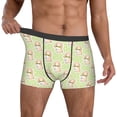 thumbnail image 2 of Kdxio Men's Boxer Briefs with Rabbit With Tie Print - Comfortable and Breathable Underwear for Everyday Wear, 2 of 7