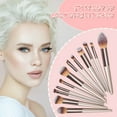 thumbnail image 1 of Polvos sueltos, 12 brochas de maquillaje, juego de brochas para ojos color champán y dorado, brocha para sombras de ojos, brocha para polvos sueltos, herramientas de belleza, brocha de maquillaje, 1 of 5