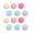 12pcs-macaron, variant on Resin Smile Face Fridge Magnets Set of 12, Colorful Refrigerator Magnets for Whiteboard Locker and Kitchen, Cute Decorative Magnet Set