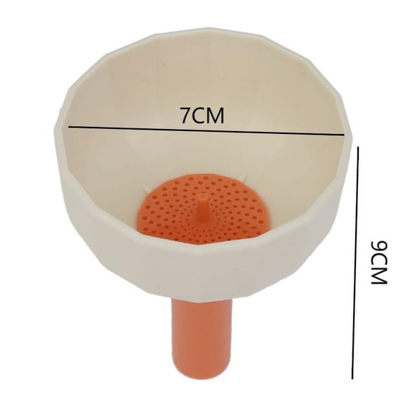 Embudo separador con filtro de desviación rápida para uso en la cocina. Contenedor multiusos para vino y aceite. Vierta y cuele líquidos con facilidad. Transfiera bebidas, aceites y polvos a