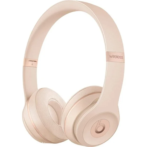 Restored Beats Solo3 Wireless On-Ear - Headphones Only - Matte Gold MR3Y2ZM/A