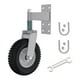 thumbnail image 2 of Juego de ruedas para puerta de 8 ", rotación de 360 grados, resorte resistente cargado con llave para soporte de puerta rodante, piezas de repuesto, 2 of 8