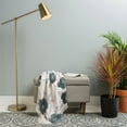 thumbnail image 2 of Society6 Schatzi Brown Emma Floral Stone Woven Throw Blanket, 2 of 2